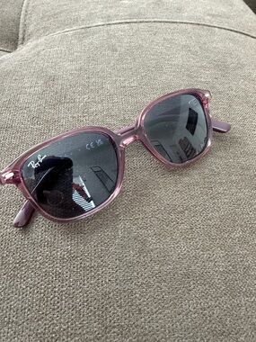 Ray-Ban Kids Purple-Pink Frame Sunglasses with Dark Lenses